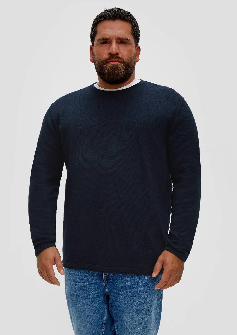 S.Oliver Strickpullover Mit Rundhalsausschnitt