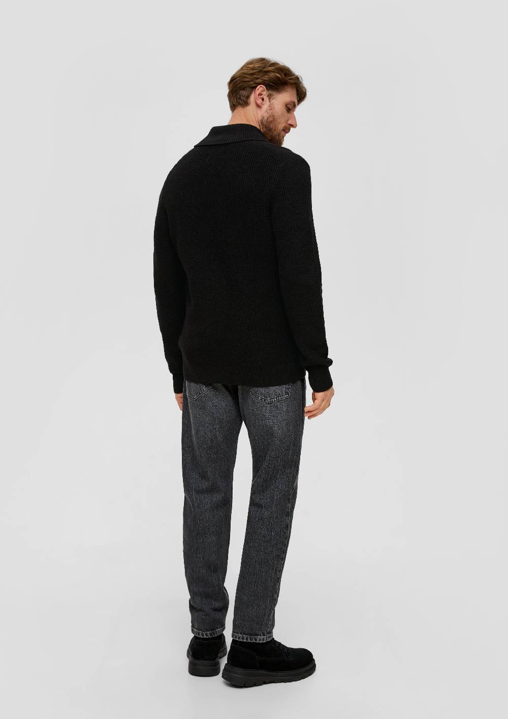 S.Oliver Strickpullover Mit Schalkragen