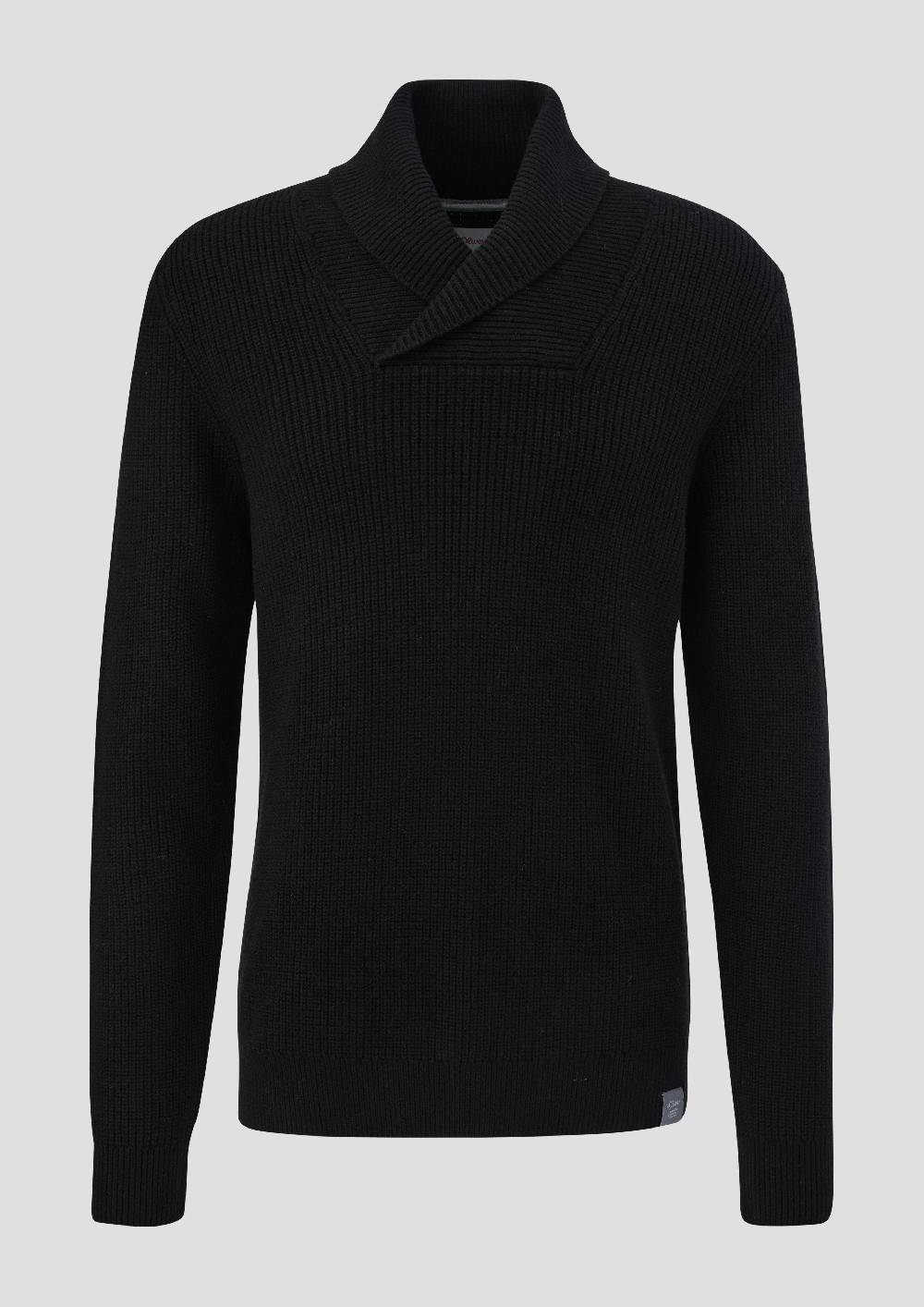 S.Oliver Strickpullover Mit Schalkragen