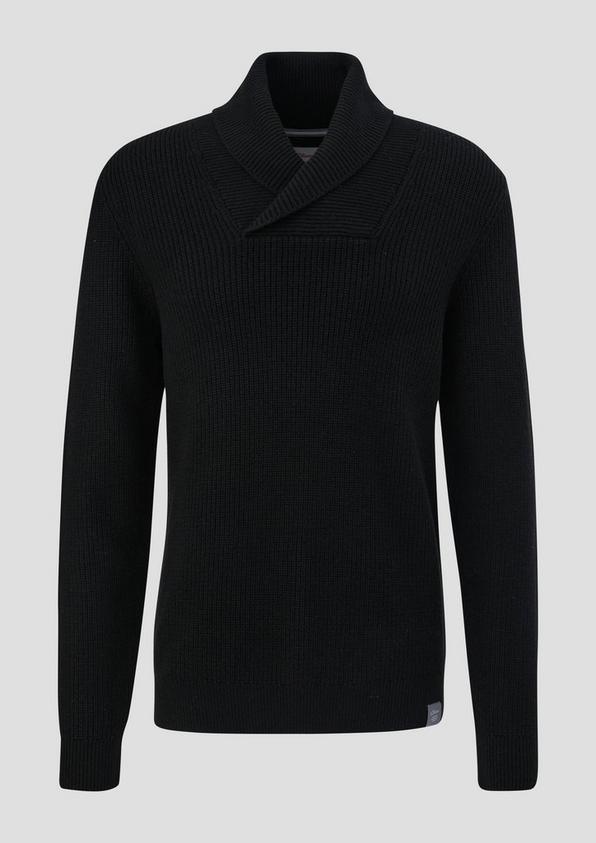 s.Oliver Strickpullover mit Schalkragen