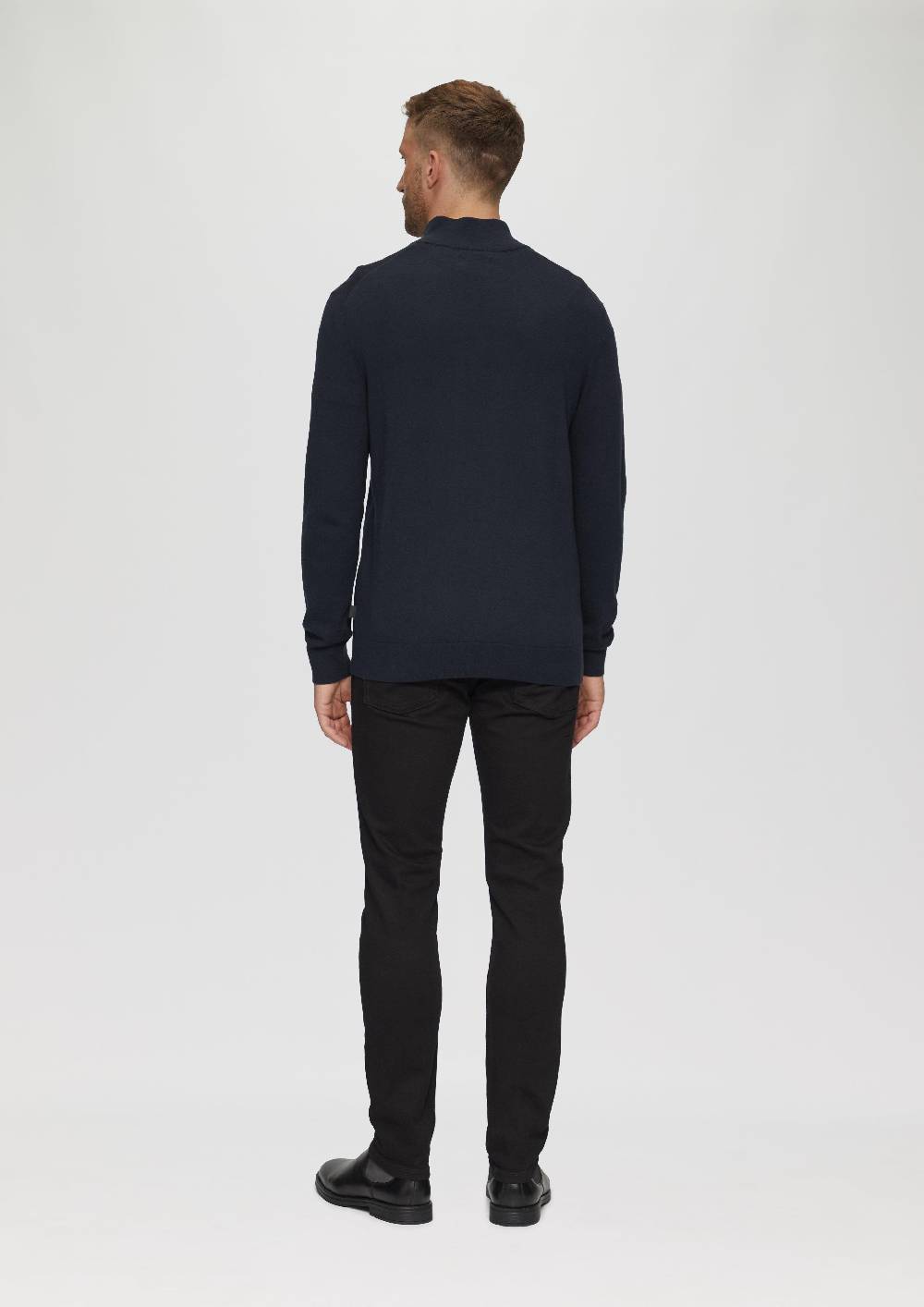 S.Oliver Strickpullover Mit Stehkragen