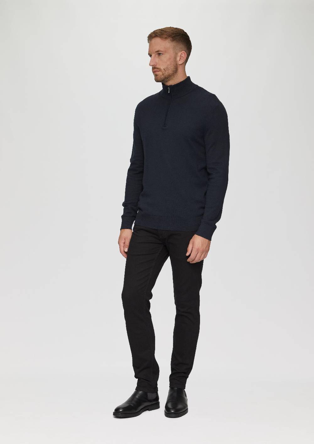 S.Oliver Strickpullover Mit Stehkragen