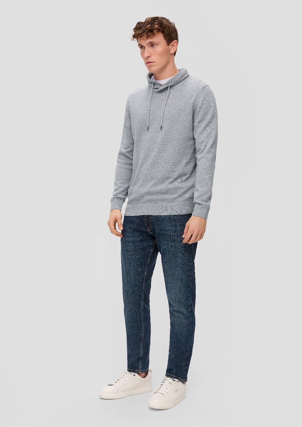 S.Oliver Strickpullover Mit Stehkragen