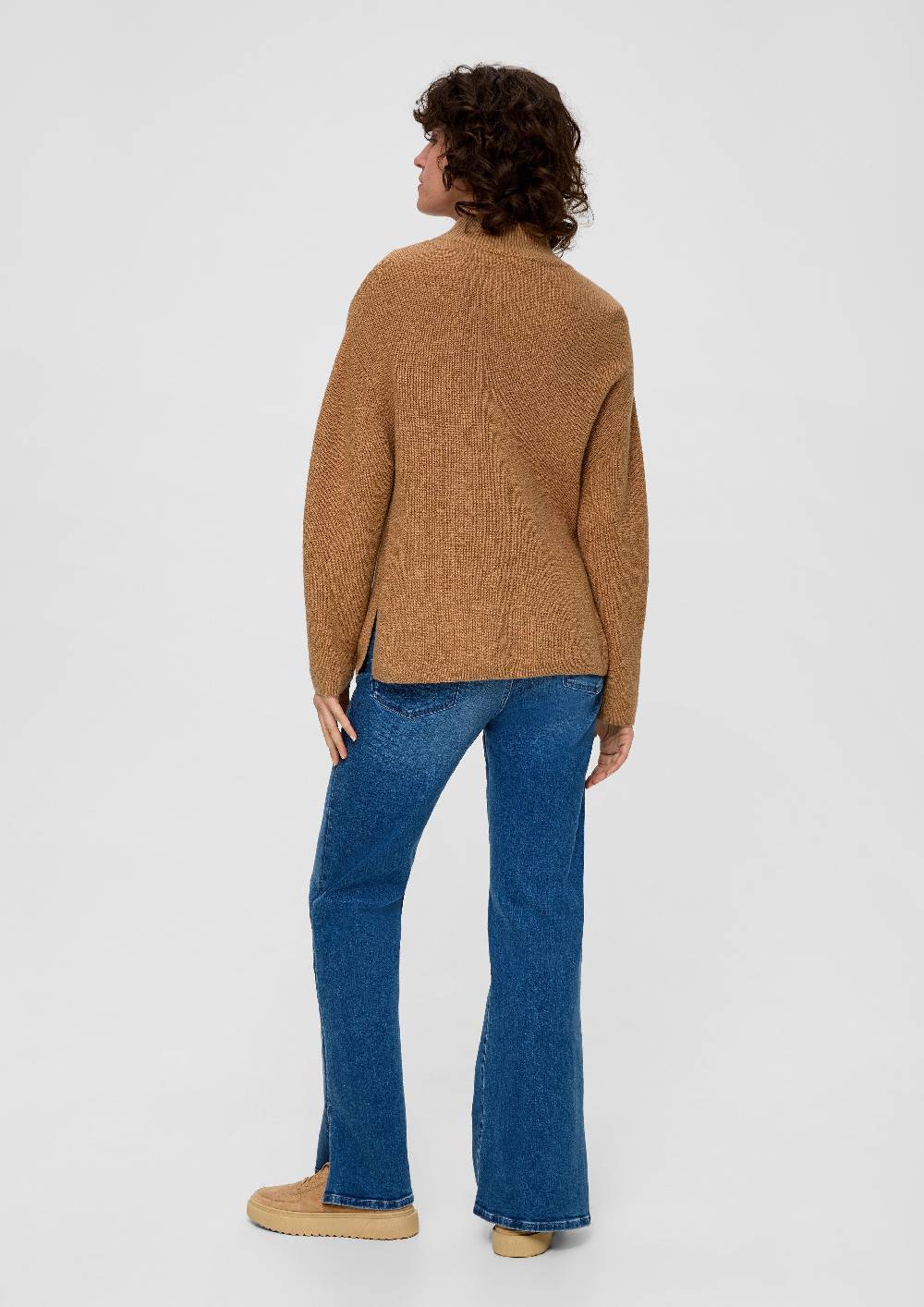 S.Oliver Strickpullover Mit Stehkragen