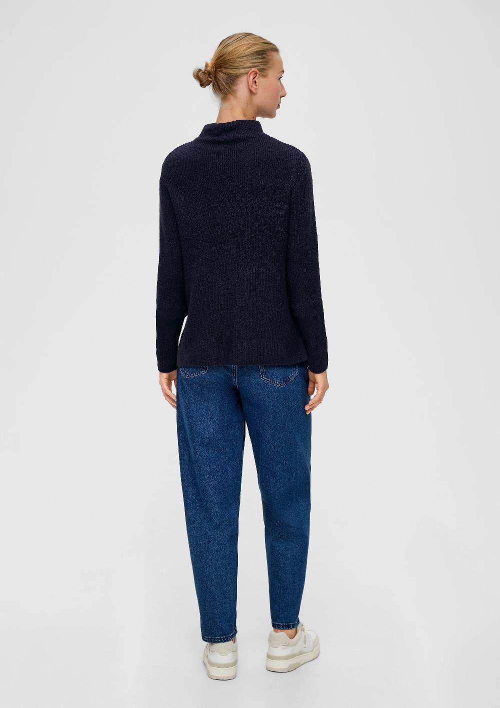 S.Oliver Strickpullover Mit Stehkragen