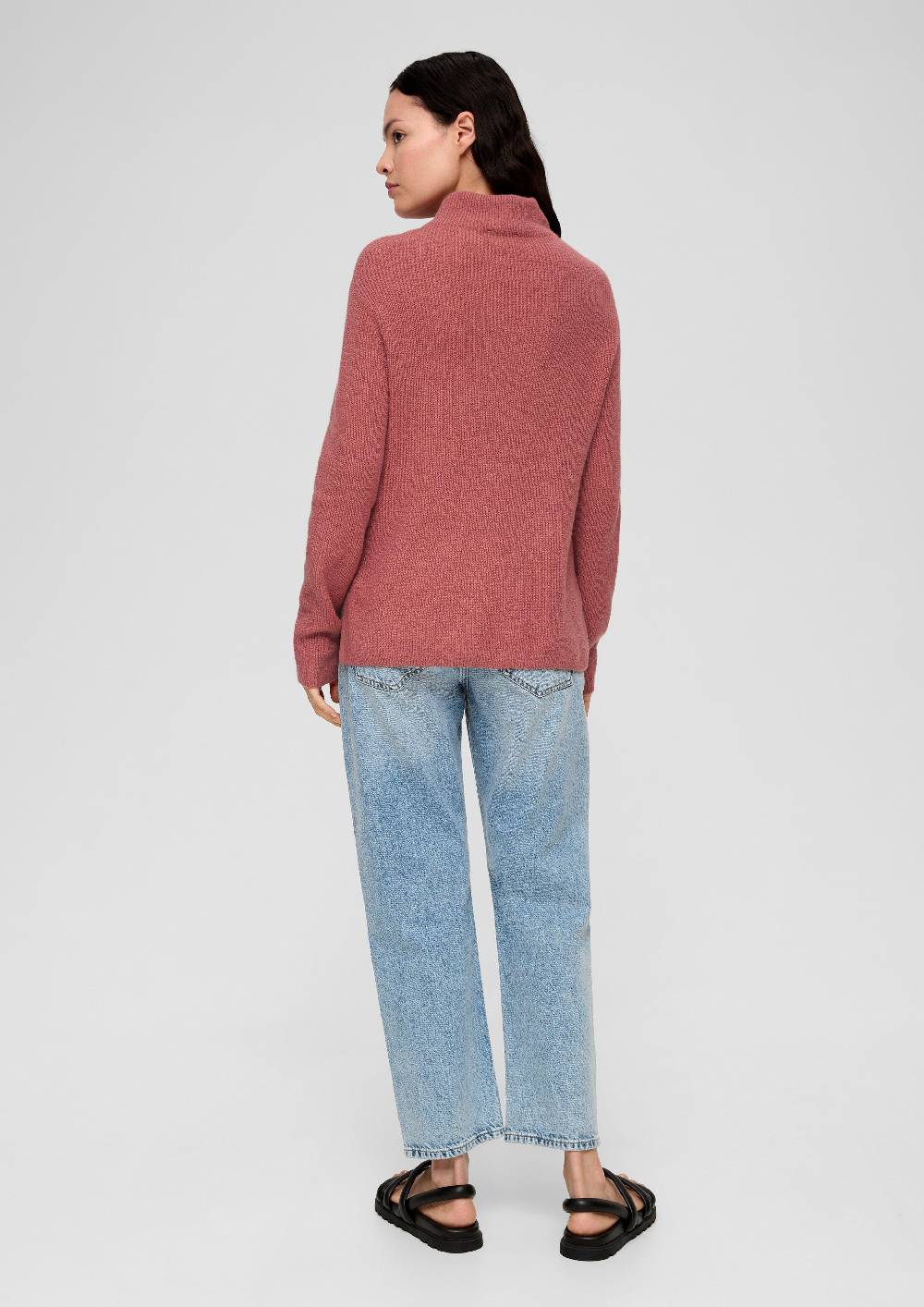 S.Oliver Strickpullover Mit Stehkragen