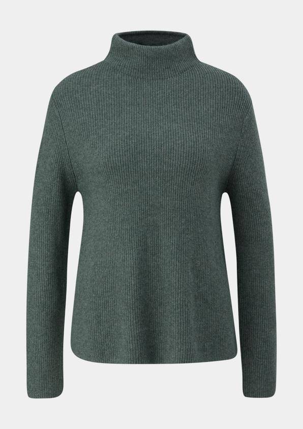 s.Oliver Strickpullover mit Stehkragen