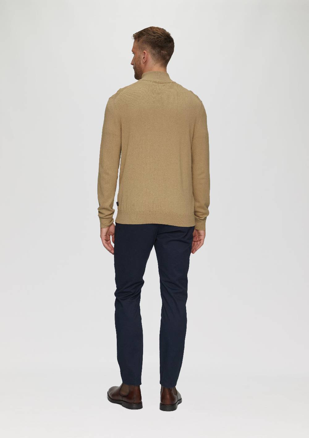 S.Oliver Strickpullover Mit Stehkragen