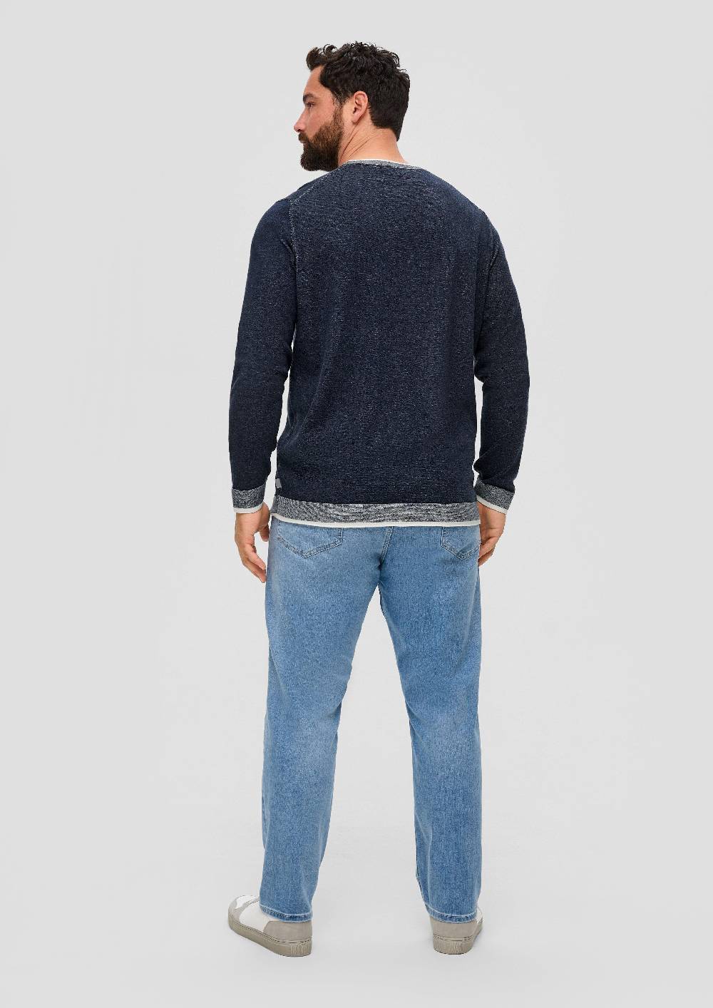 S.Oliver Strickpullover Mit Streifen-Detail
