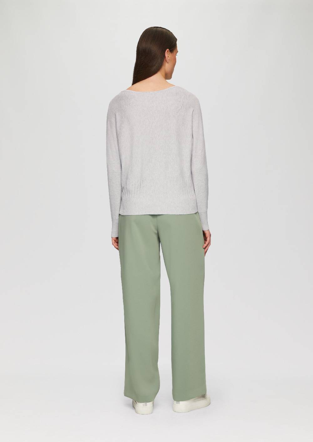 S.Oliver Strickpullover Mit Strukturmuster Am Saum