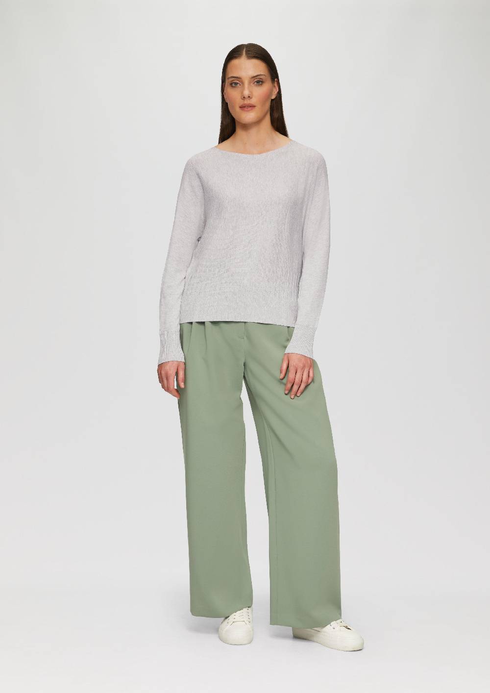 S.Oliver Strickpullover Mit Strukturmuster Am Saum