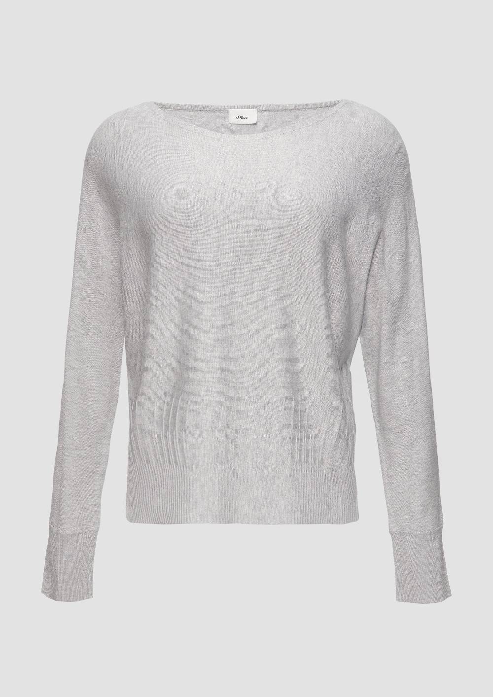 S.Oliver Strickpullover Mit Strukturmuster Am Saum