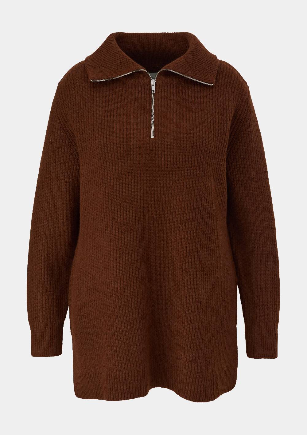 S.Oliver Strickpullover Mit Troyer-Kragen