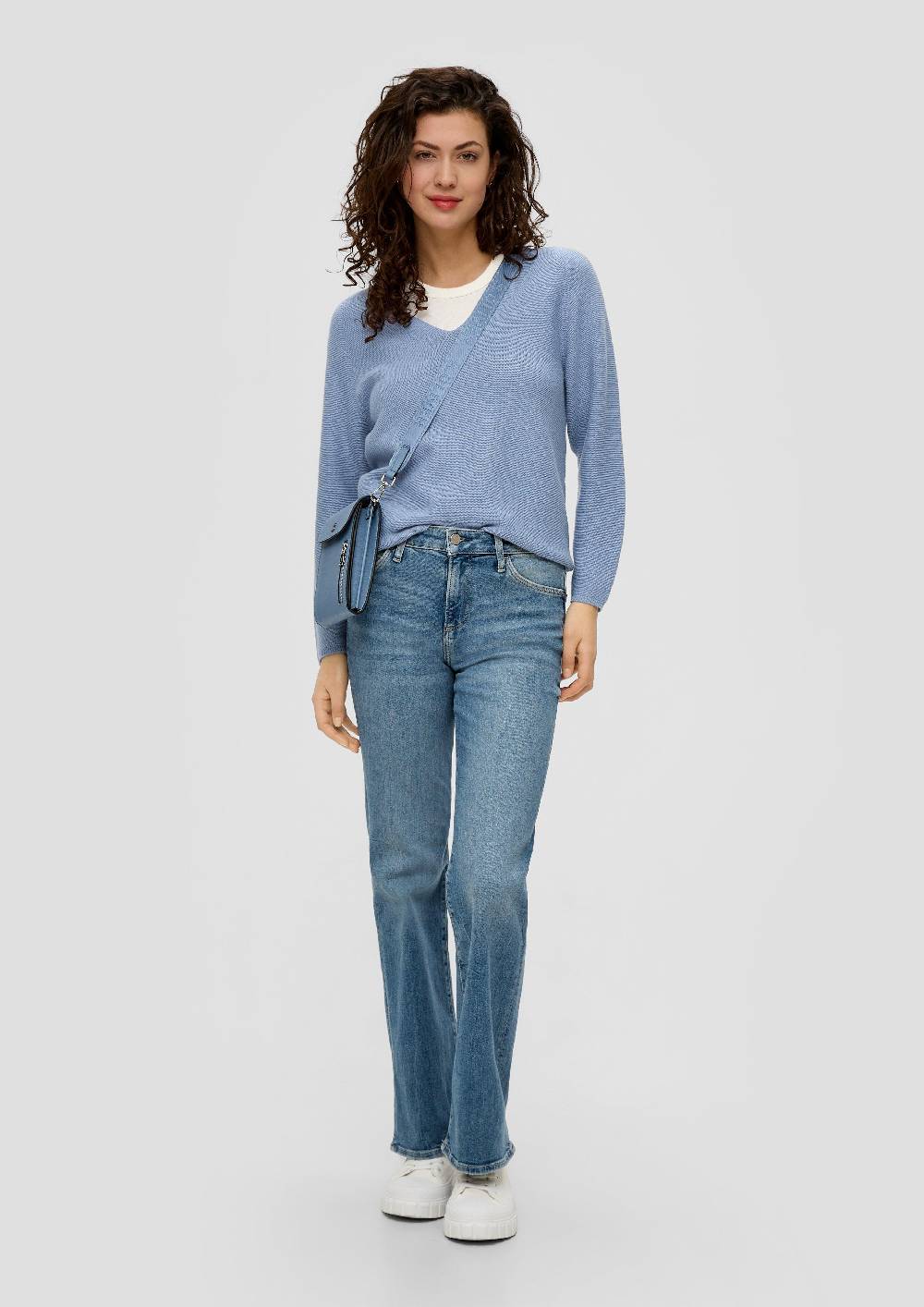 S.Oliver Strickpullover Mit V-Ausschnitt