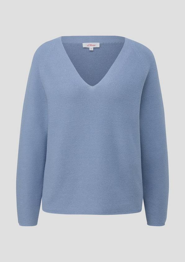 S.Oliver Strickpullover Mit V-Ausschnitt