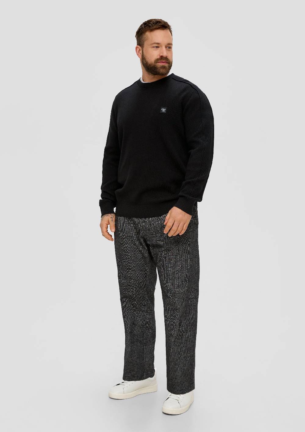 S.Oliver Strickpullover Mit Waschung