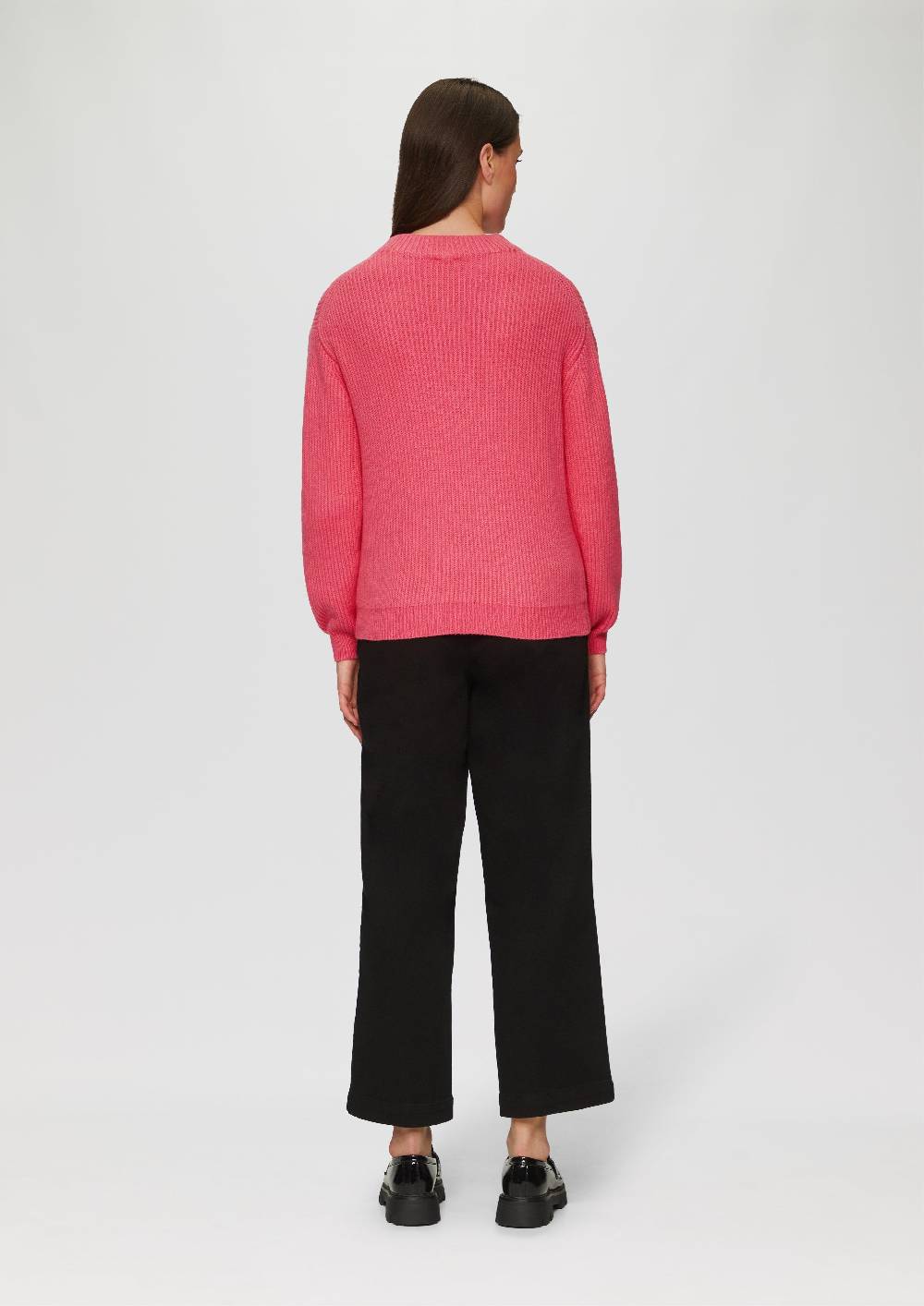 S.Oliver Strickpullover Mit Weitem Stehkragen