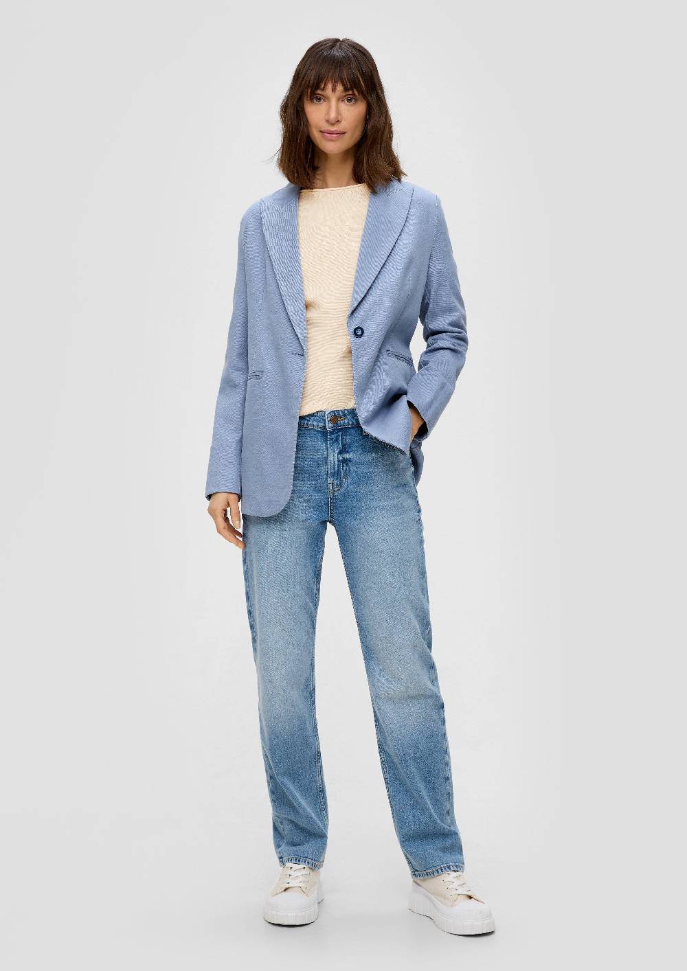 S.Oliver Strickpullover Mit Weiten Ärmeln