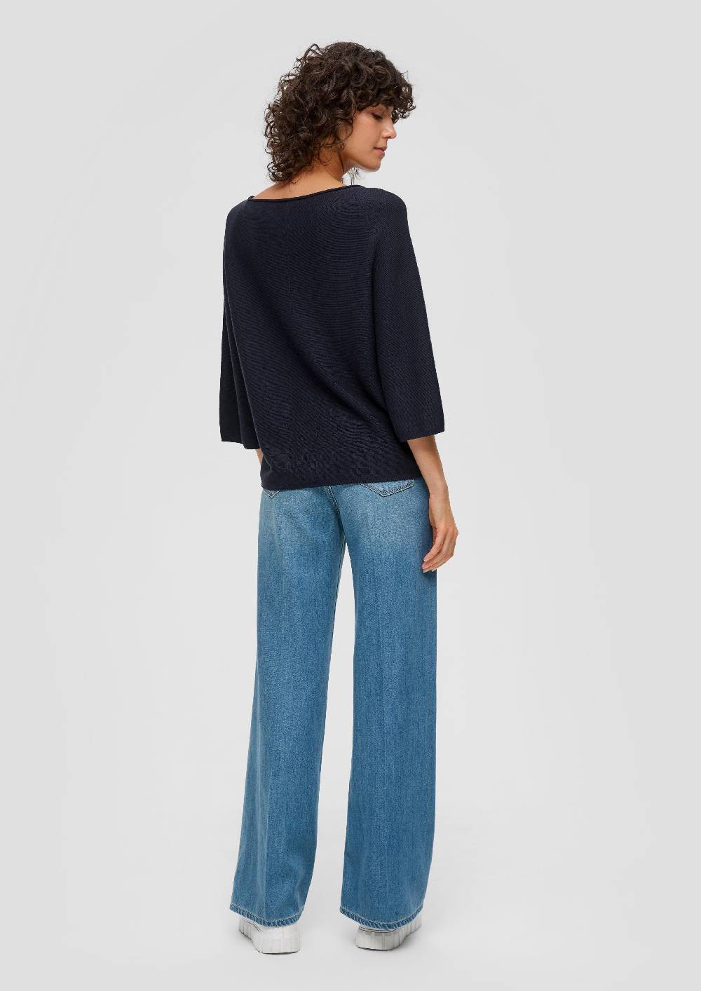 S.Oliver Strickpullover Mit Weiten Ärmeln