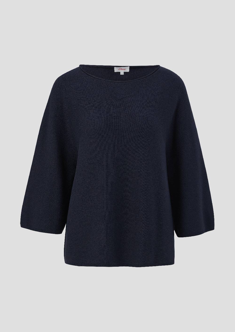 S.Oliver Strickpullover Mit Weiten Ärmeln