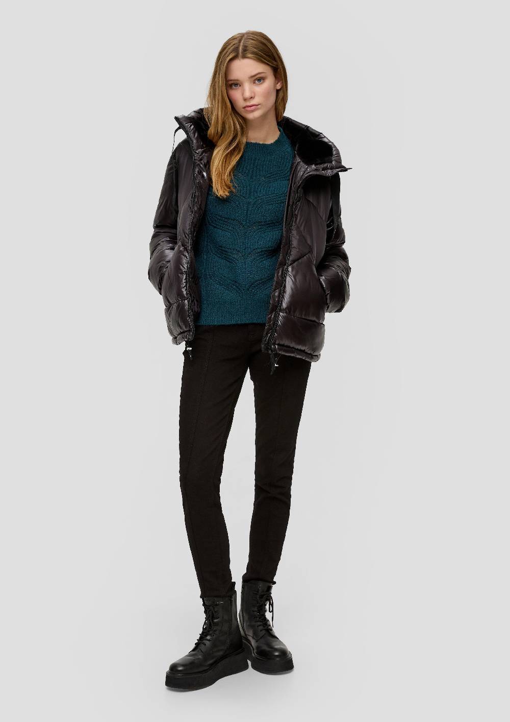 S.Oliver Strickpullover Mit Zopfmuster