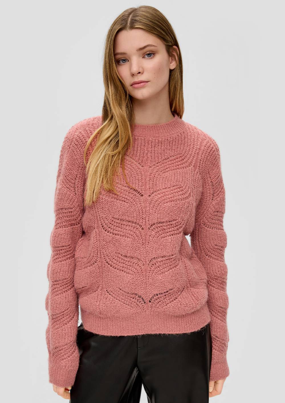 S.Oliver Strickpullover Mit Zopfmuster