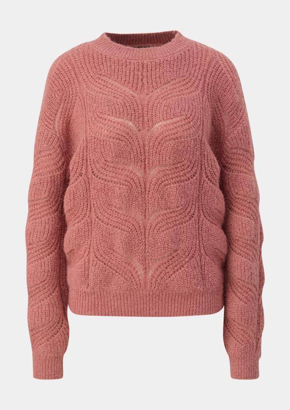 S.Oliver Strickpullover Mit Zopfmuster
