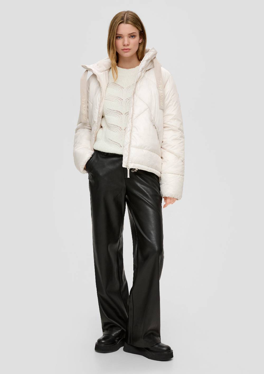 S.Oliver Strickpullover Mit Zopfmuster