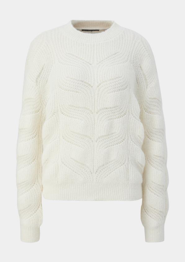 s.Oliver Strickpullover mit Zopfmuster