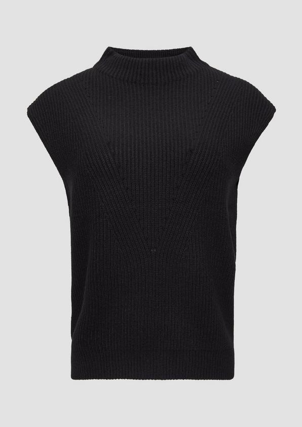 S.Oliver Strickpullunder Mit Feinem Strickmuster