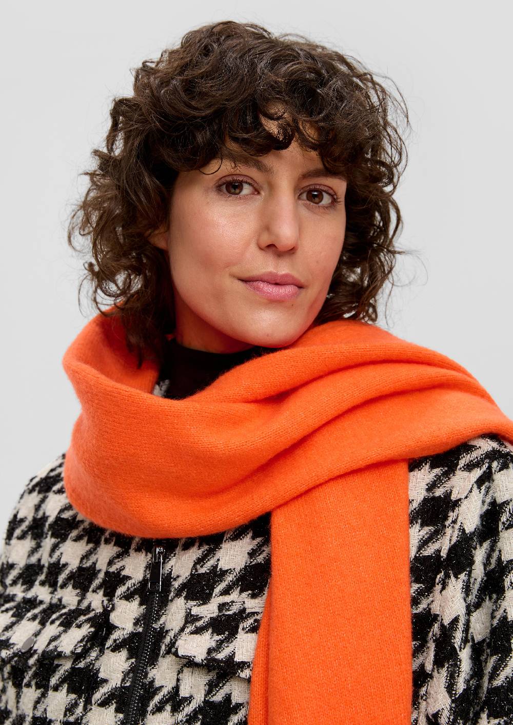 S.Oliver Strickschal Aus Baumwollmix