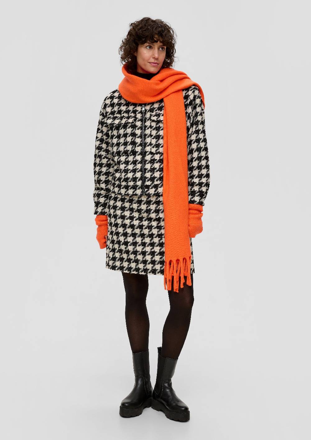 S.Oliver Strickschal Aus Baumwollmix