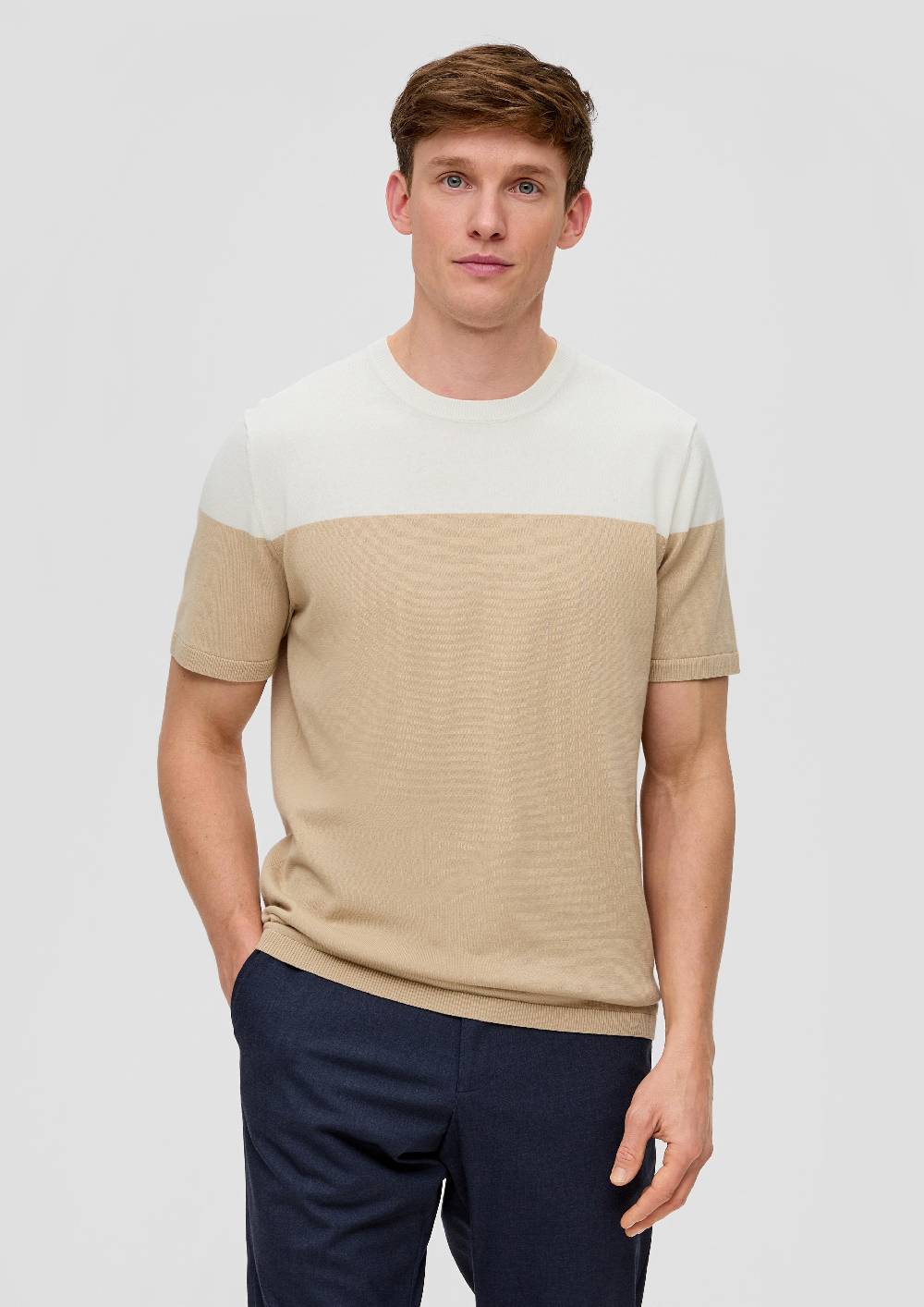 S.Oliver Strickshirt Mit Colour-Blocking