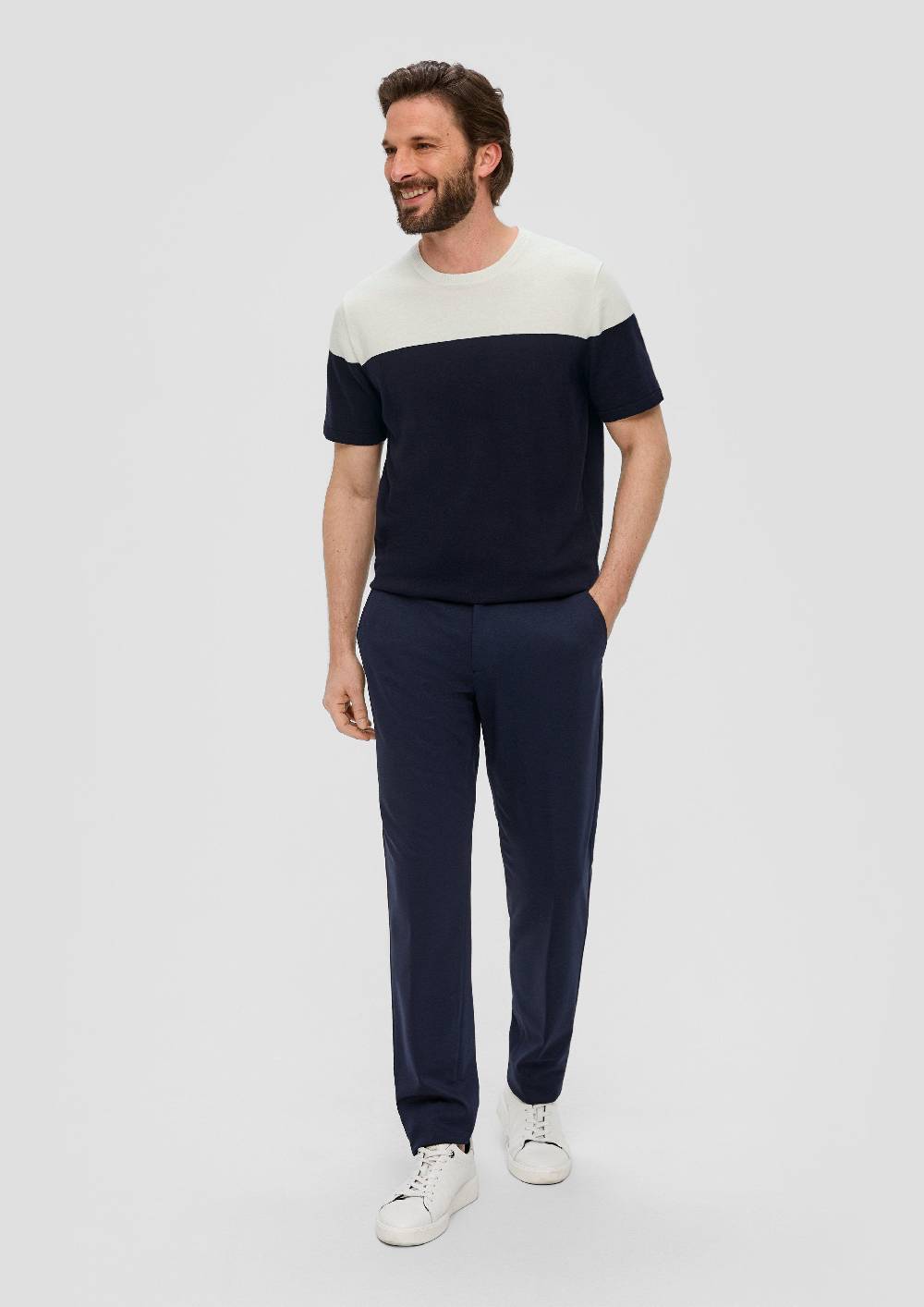 S.Oliver Strickshirt Mit Colour-Blocking