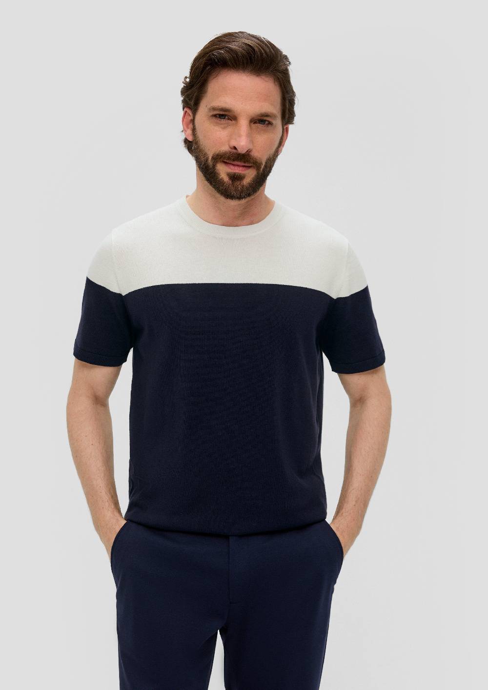 S.Oliver Strickshirt Mit Colour-Blocking