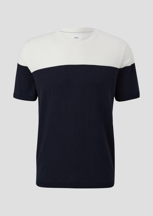 s.Oliver Strickshirt mit Colour-Blocking