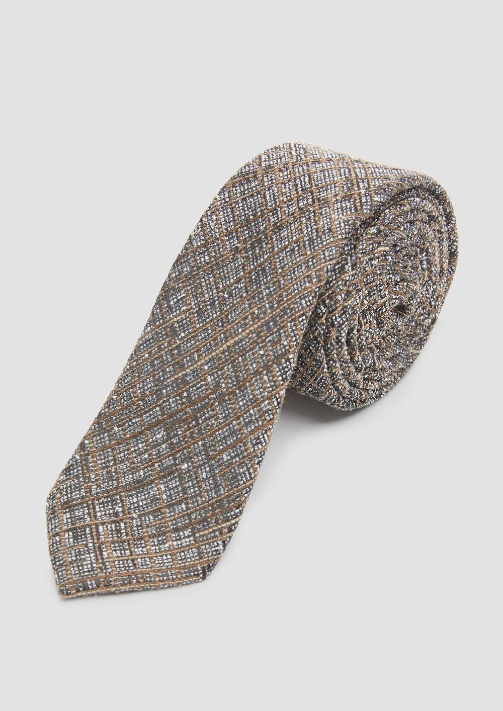 S.Oliver Strukturierte Krawatte Aus Seidenmix