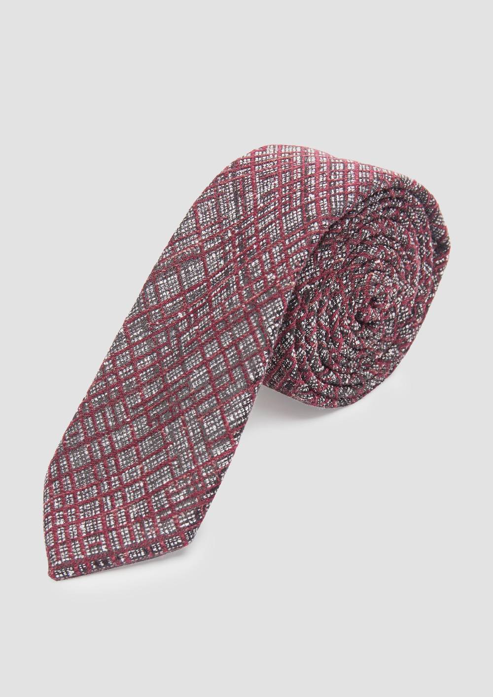 S.Oliver Strukturierte Krawatte Aus Seidenmix