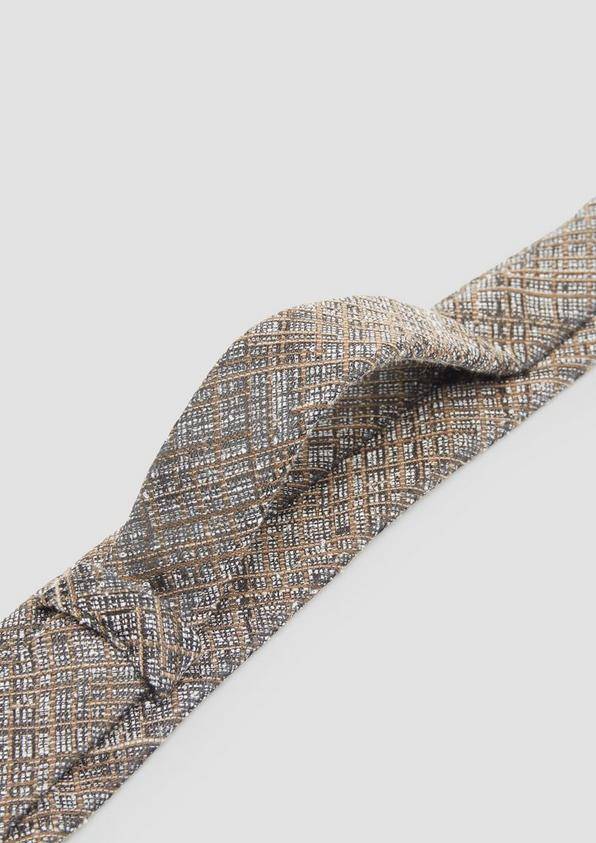 s.Oliver Strukturierte Krawatte aus Seidenmix