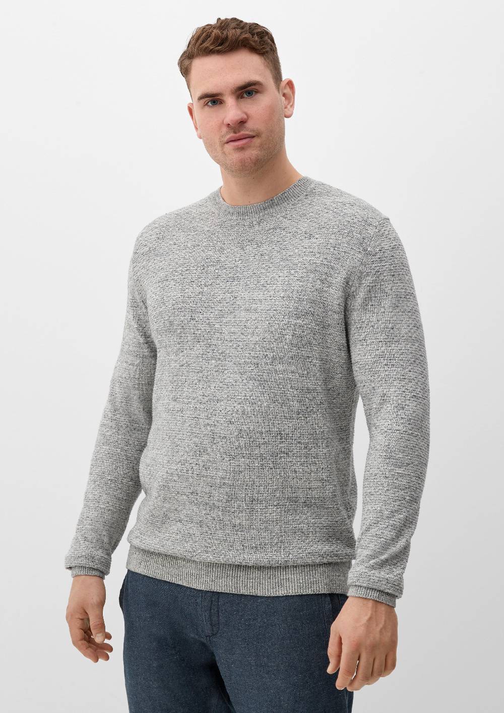 S.Oliver Strukturierter Strickpullover