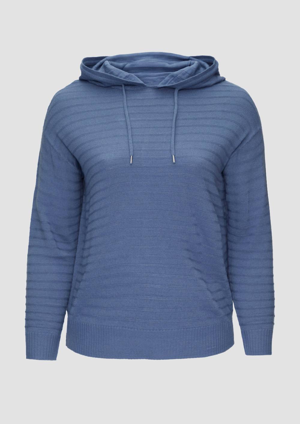 S.Oliver Strukturierter Strickpullover Mit Kapuze