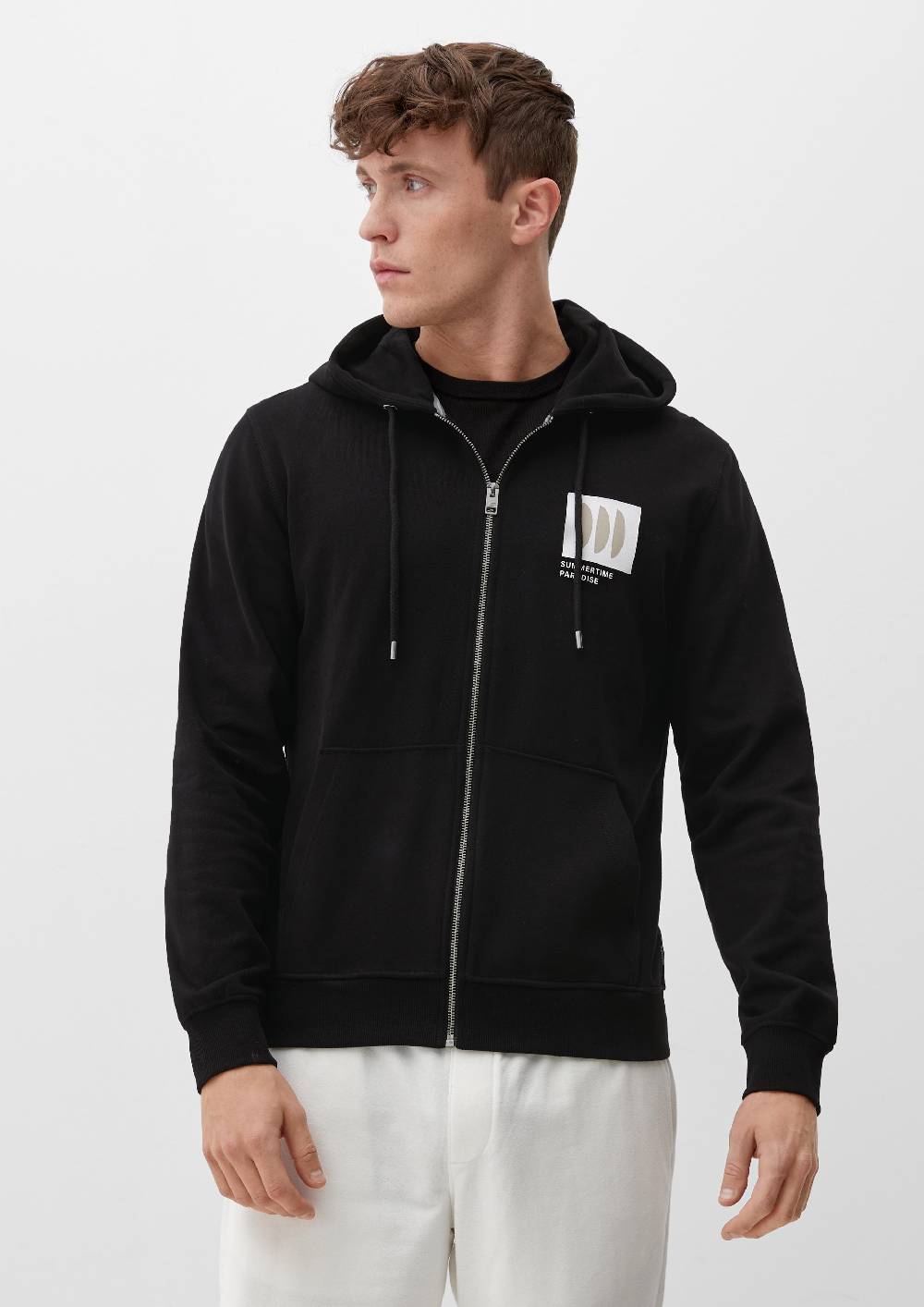 S.Oliver Sweatjacke Aus Baumwolle