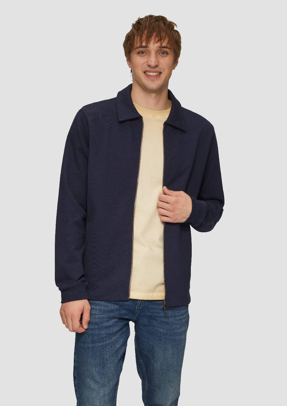 S.Oliver Sweatjacke Mit Eingrifftaschen