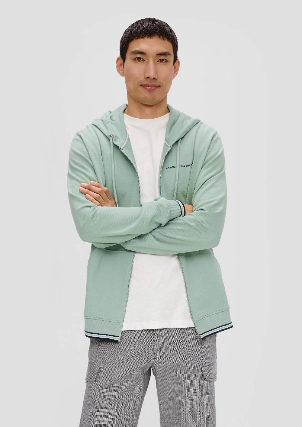 S.Oliver Sweatjacke Mit Rückenprint