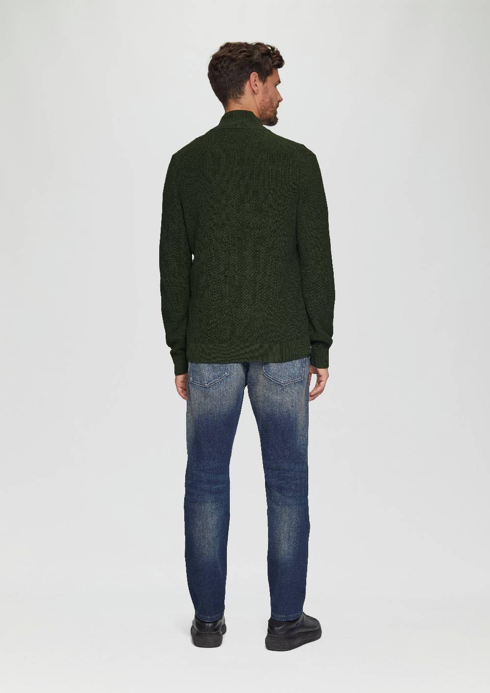 S.Oliver Sweatjacke Mit Stehkragen