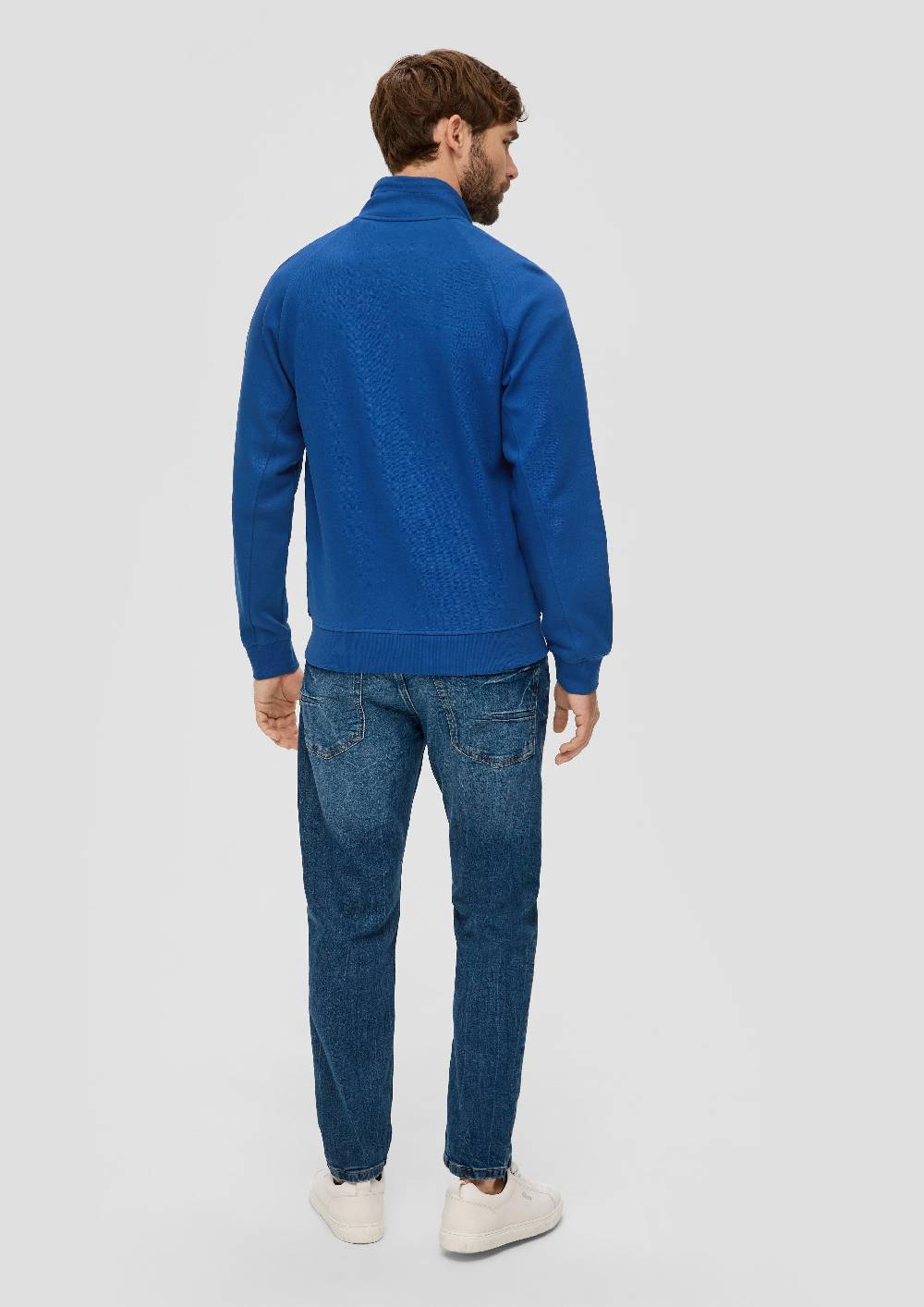 S.Oliver Sweatjacke Mit Stehkragen