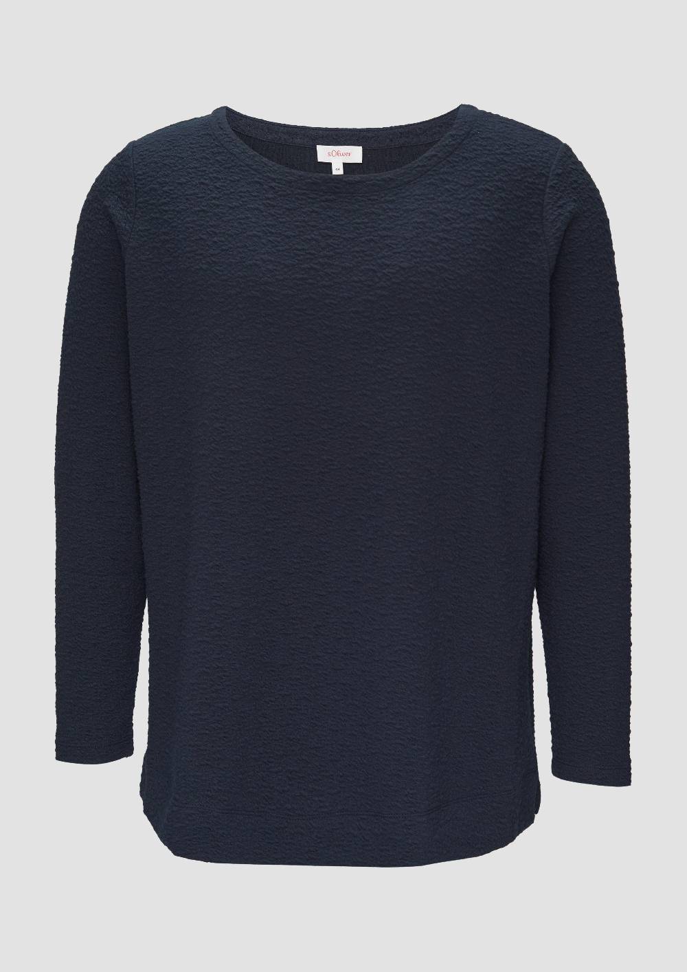 S.Oliver Sweatshirt Aus Jacquard