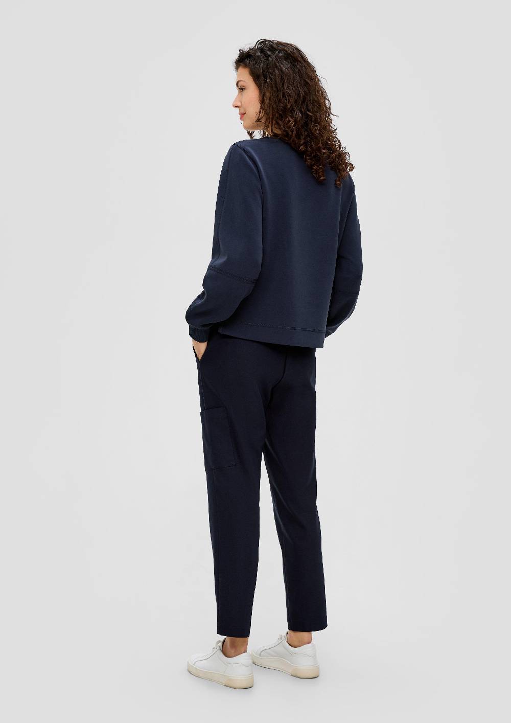 S.Oliver Sweatshirt Aus Scuba