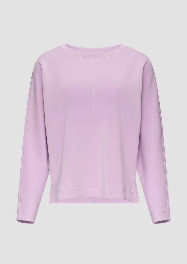 s.Oliver Sweatshirt aus Scuba mit Fledermausärmeln
