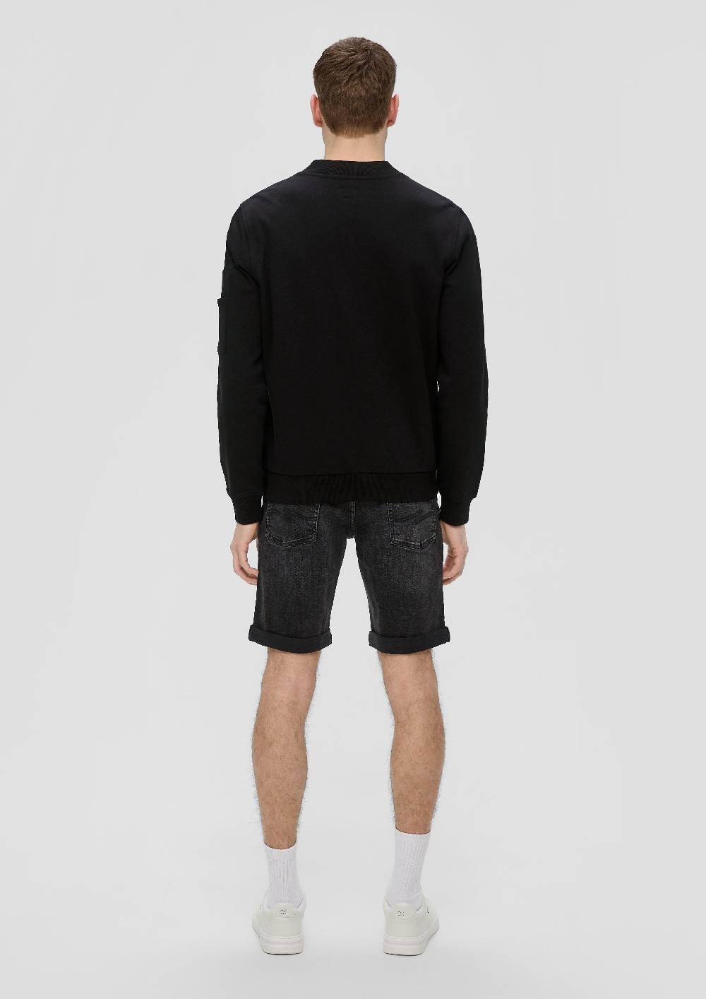 S.Oliver Sweatshirt-Jacke Mit Ärmeltasche